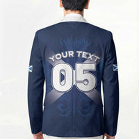 Custom Scotland Rugby 2026 Blazer Scottish Thistle Flag Style