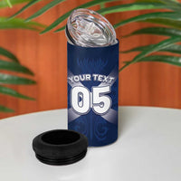 Custom Scotland Rugby 2026 4 in 1 Can Cooler Tumbler Scottish Thistle Flag Style