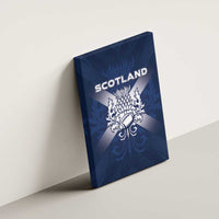 Scotland Rugby 2026 Canvas Wall Art Scottish Thistle Flag Style