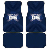 Custom Scotland Rugby 2026 Car Mats Scottish Thistle Flag Style