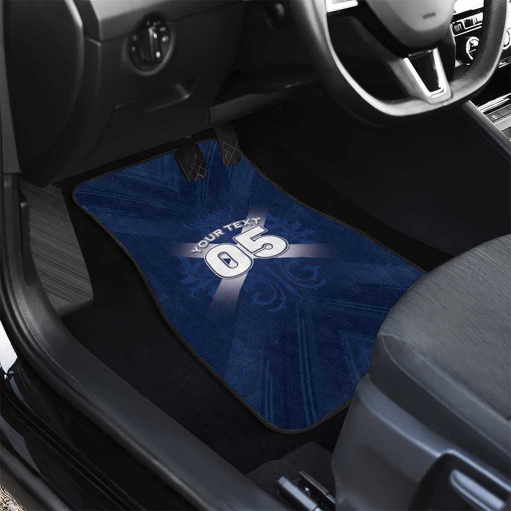 Custom Scotland Rugby 2026 Car Mats Scottish Thistle Flag Style