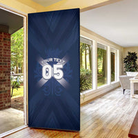 Custom Scotland Rugby 2026 Door Cover Scottish Thistle Flag Style