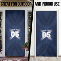 Custom Scotland Rugby 2026 Door Cover Scottish Thistle Flag Style