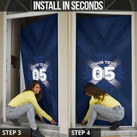 Custom Scotland Rugby 2026 Door Cover Scottish Thistle Flag Style