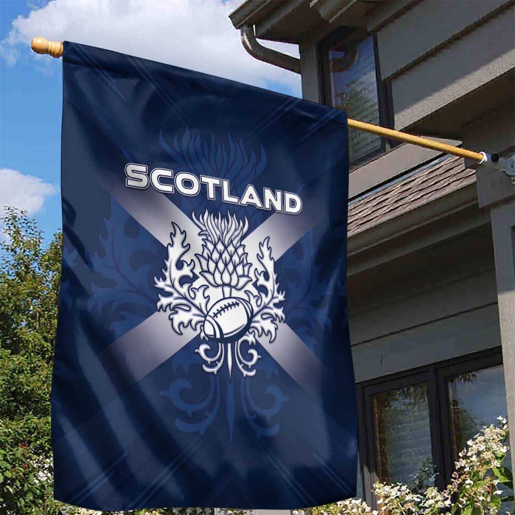 Scotland Rugby 2026 Garden Flag Scottish Thistle Flag Style