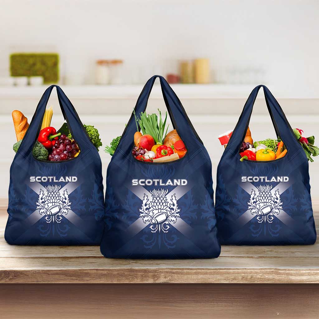 Scotland Rugby 2026 Grocery Bag Scottish Thistle Flag Style