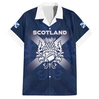 Custom Scotland Rugby 2026 Hawaiian Shirt Scottish Thistle Flag Style