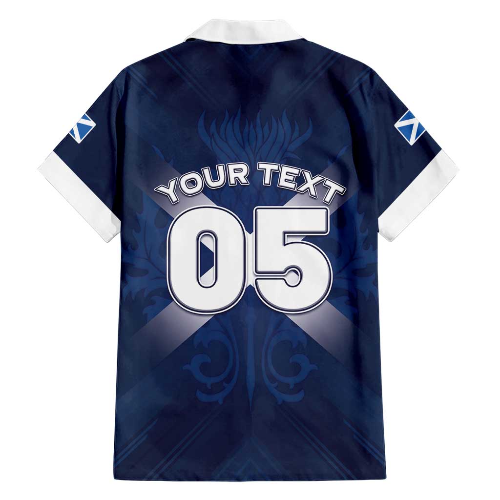 Custom Scotland Rugby 2026 Hawaiian Shirt Scottish Thistle Flag Style