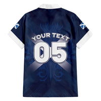Custom Scotland Rugby 2026 Hawaiian Shirt Scottish Thistle Flag Style