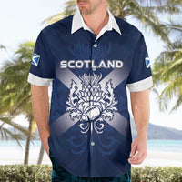 Custom Scotland Rugby 2026 Hawaiian Shirt Scottish Thistle Flag Style