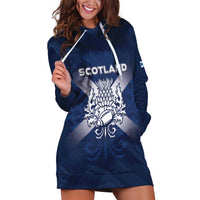 Custom Scotland Rugby 2026 Hoodie Dress Scottish Thistle Flag Style