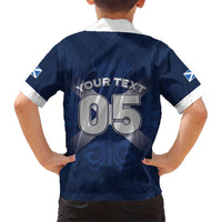 Custom Scotland Rugby 2026 Kid Hawaiian Shirt Scottish Thistle Flag Style