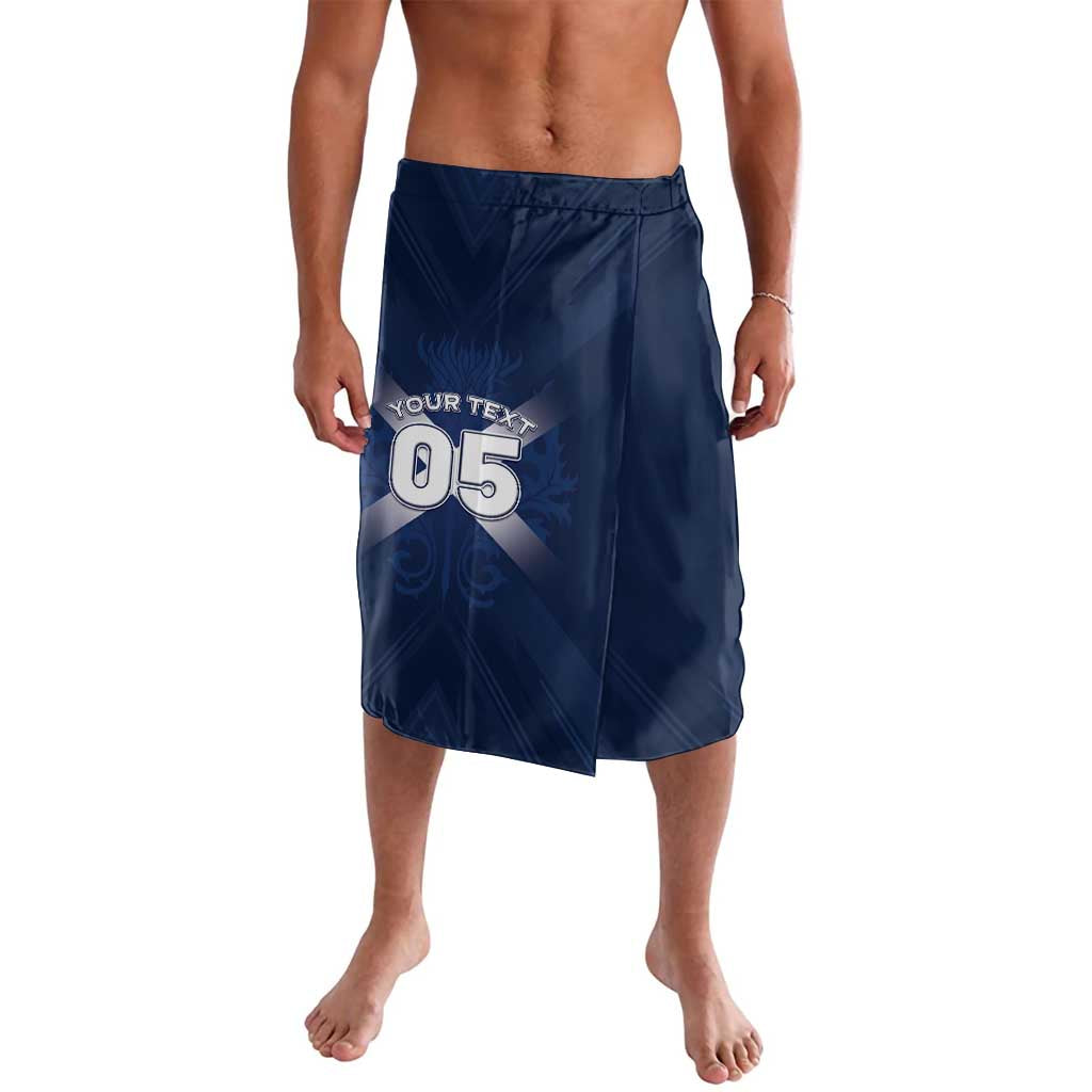 Custom Scotland Rugby 2026 Lavalava Scottish Thistle Flag Style