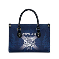 Scotland Rugby 2026 Leather Bag Scottish Thistle Flag Style