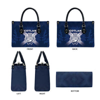 Scotland Rugby 2026 Leather Bag Scottish Thistle Flag Style