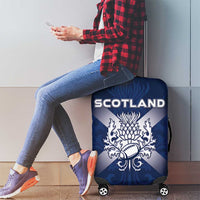 Scotland Rugby 2026 Luggage Cover Scottish Thistle Flag Style
