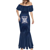 Custom Scotland Rugby 2026 Mermaid Dress Scottish Thistle Flag Style
