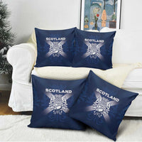 Scotland Rugby 2026 Pillow Cover Scottish Thistle Flag Style