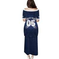 Custom Scotland Rugby 2026 Puletasi Scottish Thistle Flag Style