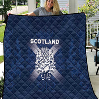 Scotland Rugby 2026 Quilt Scottish Thistle Flag Style
