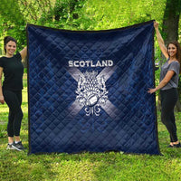 Scotland Rugby 2026 Quilt Scottish Thistle Flag Style