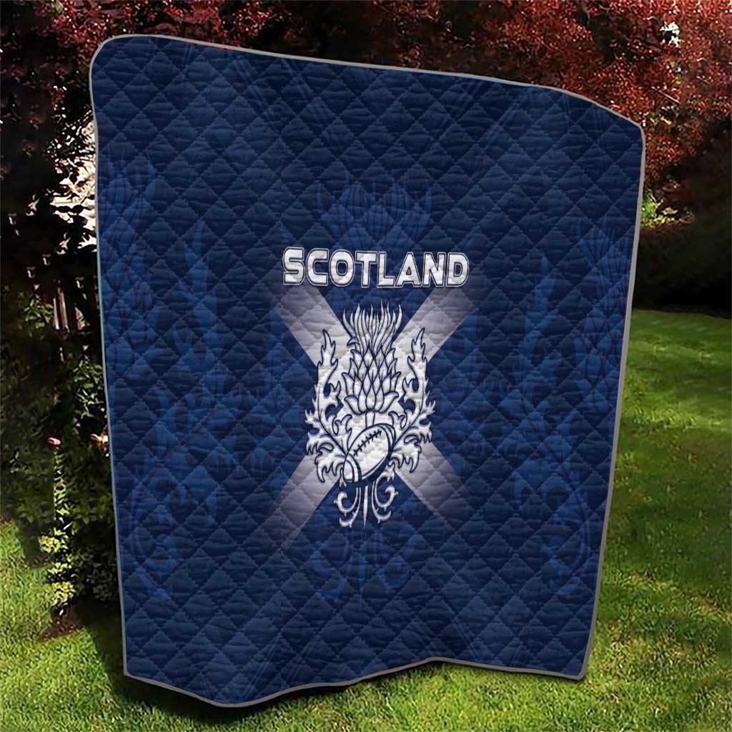 Scotland Rugby 2026 Quilt Scottish Thistle Flag Style