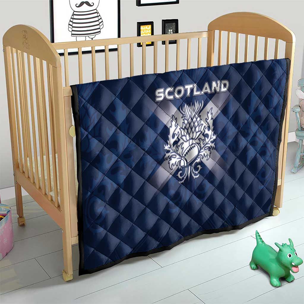 Scotland Rugby 2026 Quilt Scottish Thistle Flag Style