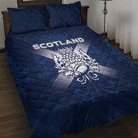 Scotland Rugby 2026 Quilt Bed Set Scottish Thistle Flag Style