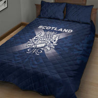 Scotland Rugby 2026 Quilt Bed Set Scottish Thistle Flag Style