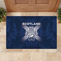Scotland Rugby 2026 Rubber Doormat Scottish Thistle Flag Style