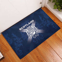 Scotland Rugby 2026 Rubber Doormat Scottish Thistle Flag Style