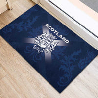 Scotland Rugby 2026 Rubber Doormat Scottish Thistle Flag Style