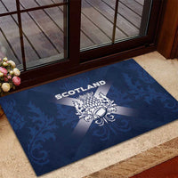 Scotland Rugby 2026 Rubber Doormat Scottish Thistle Flag Style