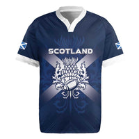 Custom Scotland Rugby 2026 Rugby Jersey Scottish Thistle Flag Style