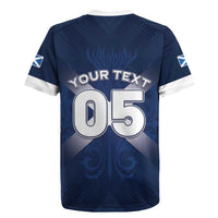 Custom Scotland Rugby 2026 Rugby Jersey Scottish Thistle Flag Style