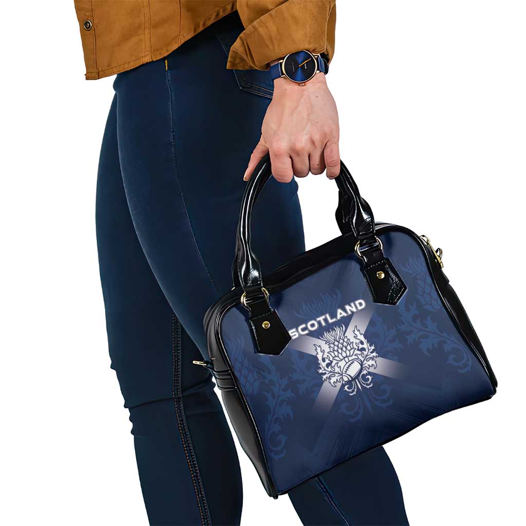 Scotland Rugby 2026 Shoulder Handbag Scottish Thistle Flag Style