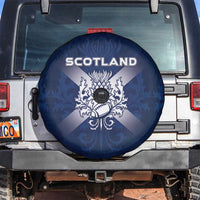 Scotland Rugby 2026 Spare Tire Cover Scottish Thistle Flag Style