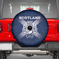 Scotland Rugby 2026 Spare Tire Cover Scottish Thistle Flag Style