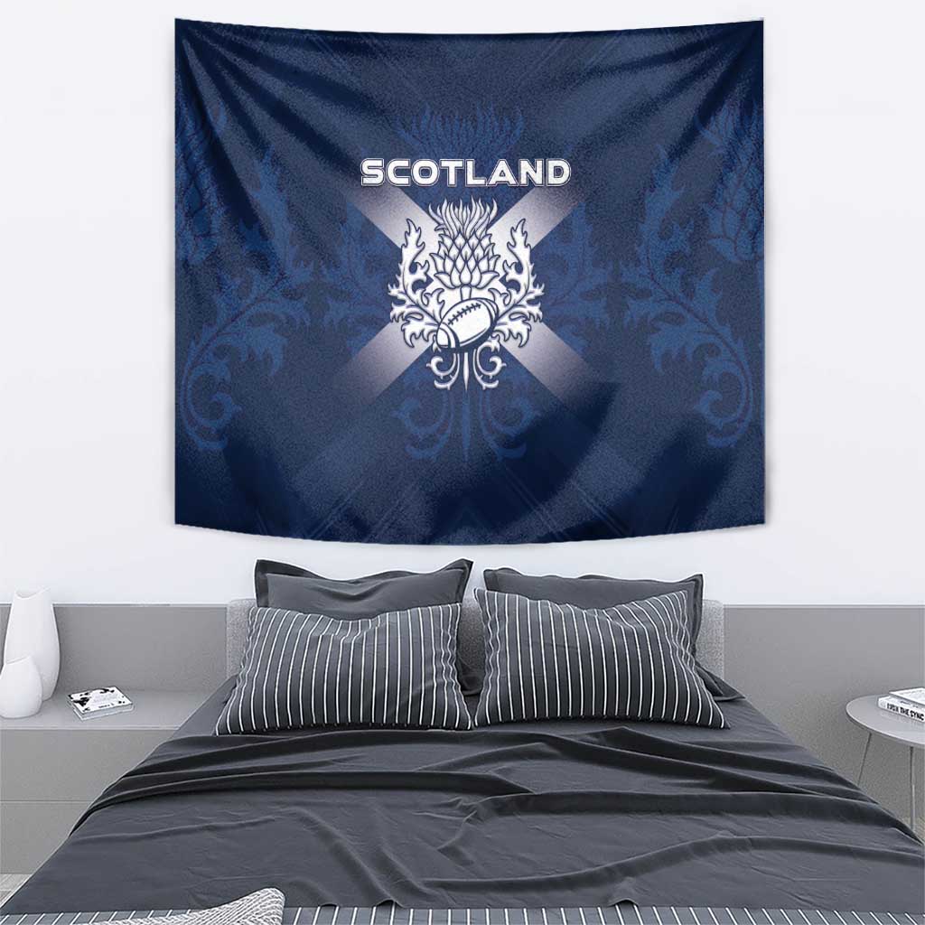 Scotland Rugby 2026 Tapestry Scottish Thistle Flag Style