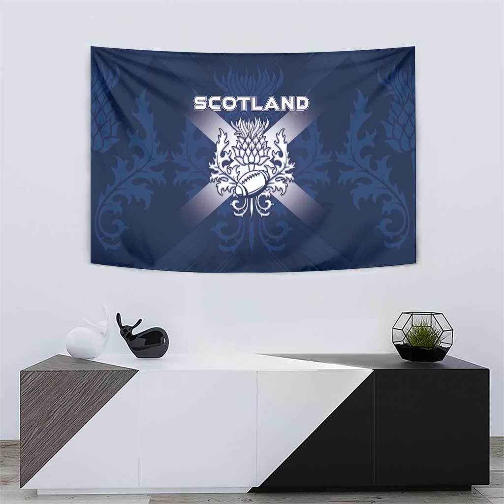 Scotland Rugby 2026 Tapestry Scottish Thistle Flag Style