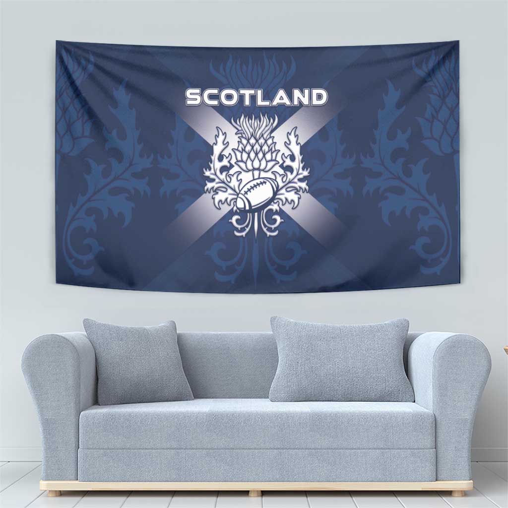 Scotland Rugby 2026 Tapestry Scottish Thistle Flag Style