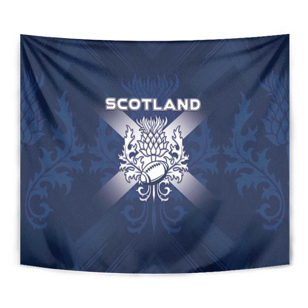 Scotland Rugby 2026 Tapestry Scottish Thistle Flag Style