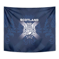 Scotland Rugby 2026 Tapestry Scottish Thistle Flag Style