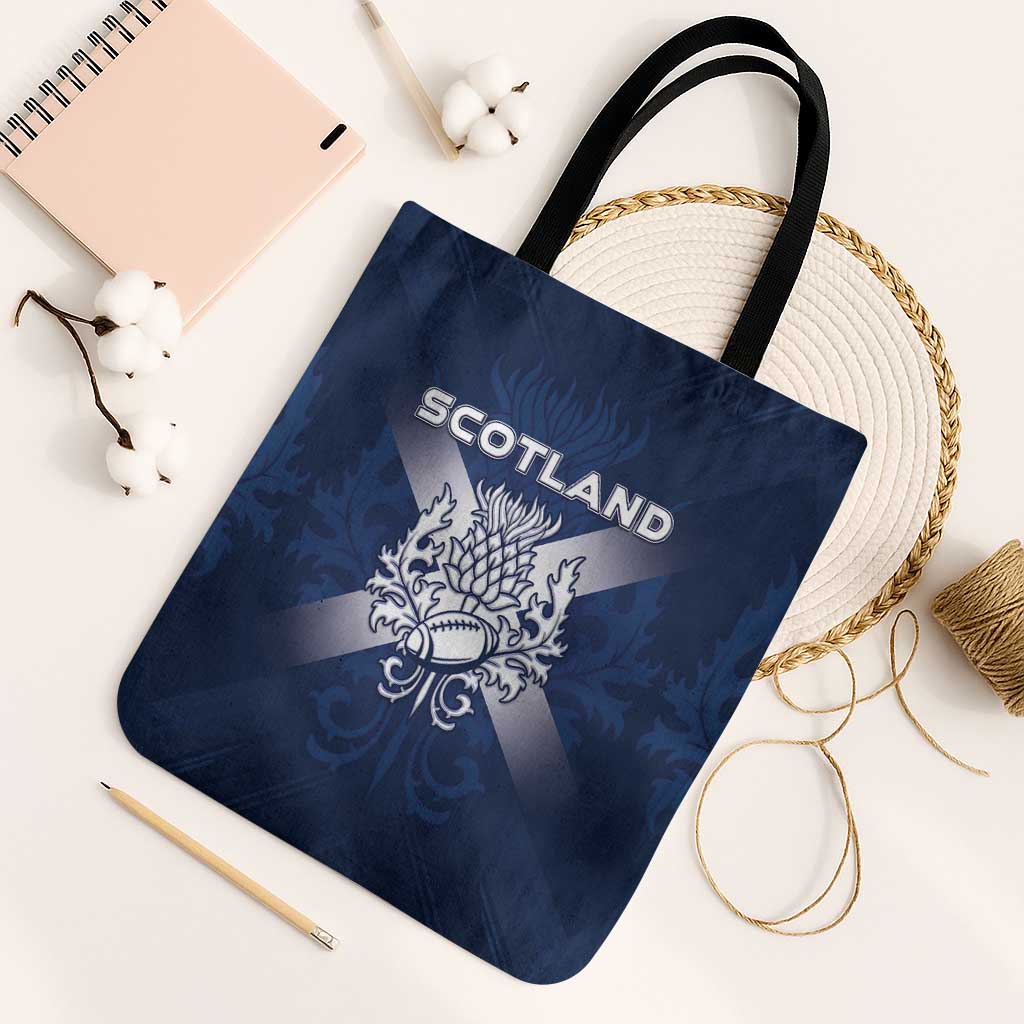 Scotland Rugby 2026 Tote Bag Scottish Thistle Flag Style