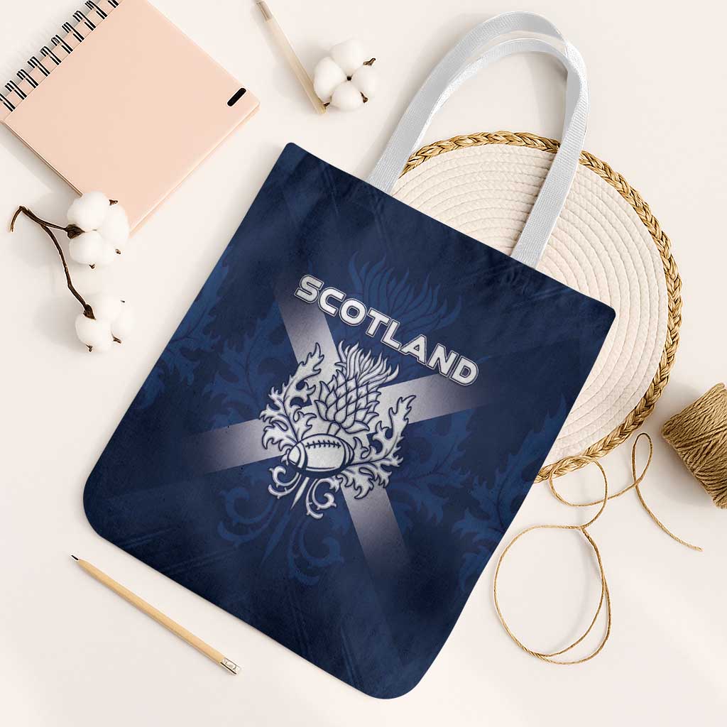 Scotland Rugby 2026 Tote Bag Scottish Thistle Flag Style