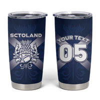 Custom Scotland Rugby 2026 Tumbler Cup Scottish Thistle Flag Style
