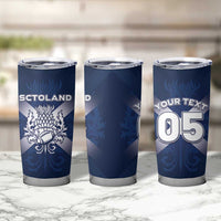 Custom Scotland Rugby 2026 Tumbler Cup Scottish Thistle Flag Style