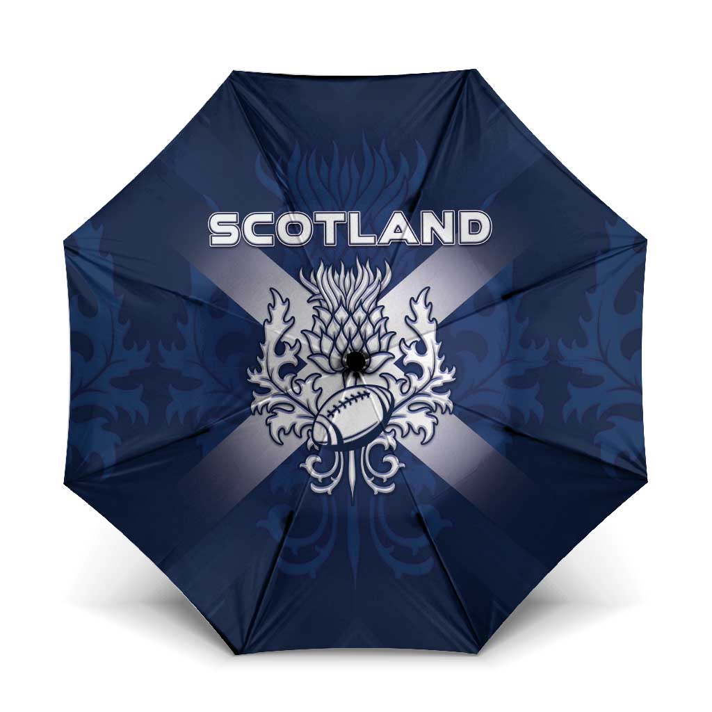 Scotland Rugby 2026 Umbrella Scottish Thistle Flag Style