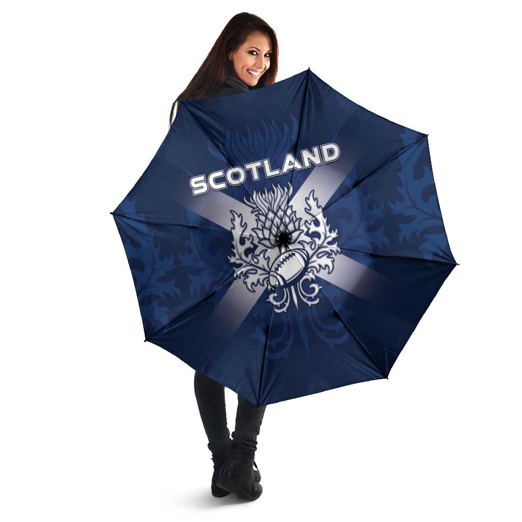 Scotland Rugby 2026 Umbrella Scottish Thistle Flag Style