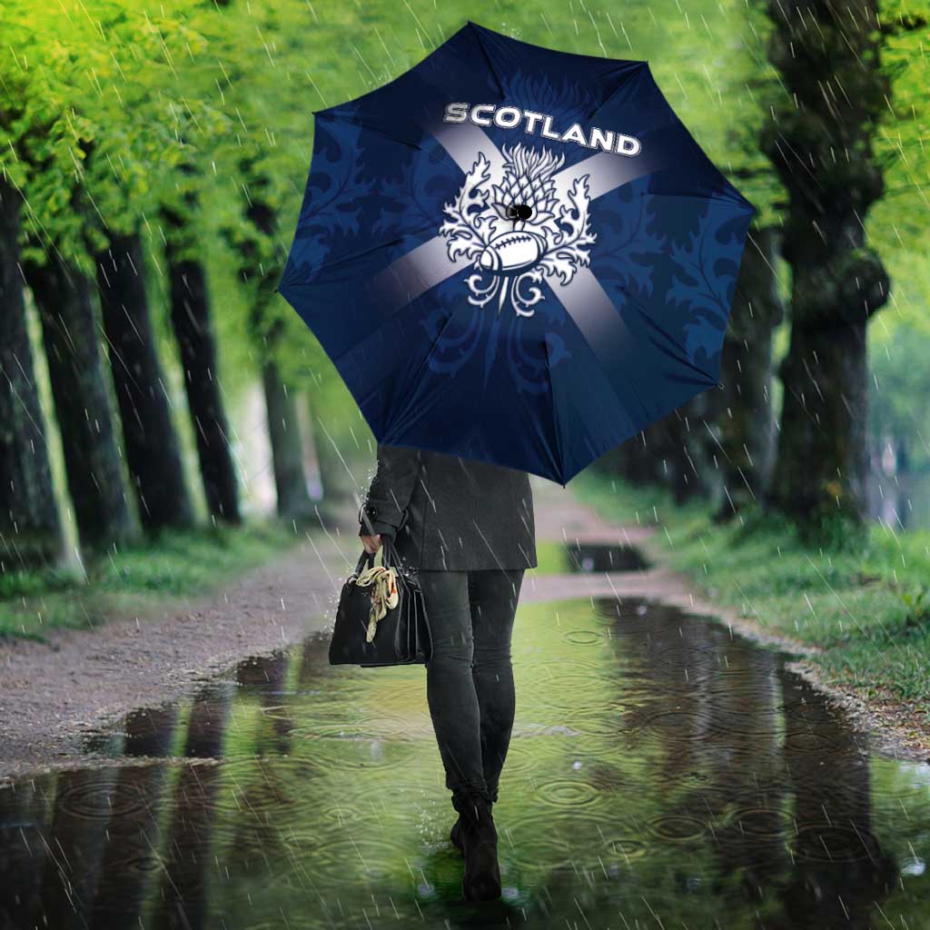 Scotland Rugby 2026 Umbrella Scottish Thistle Flag Style